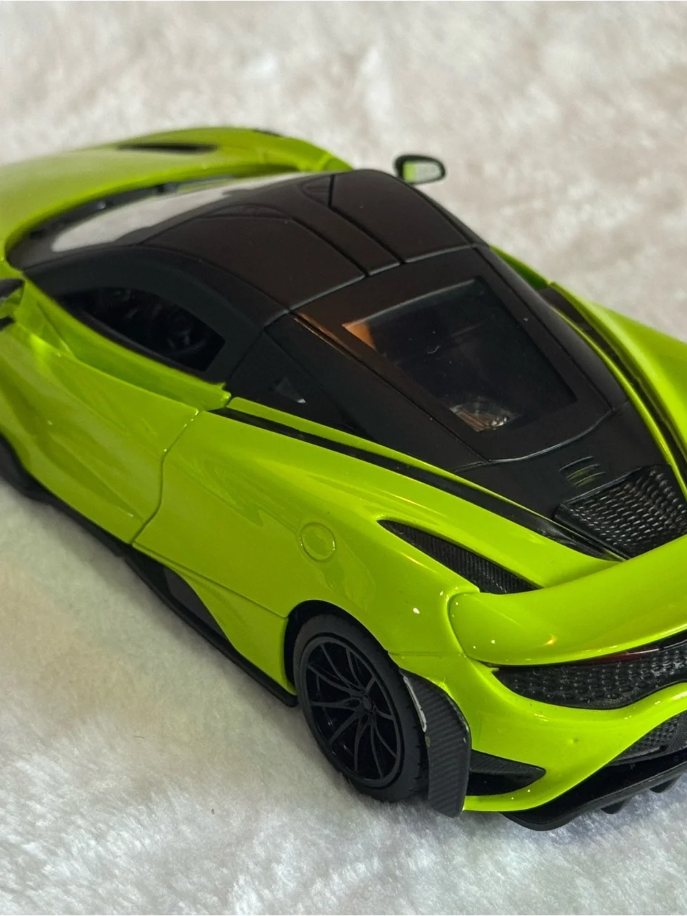 Kids Toy Race Car - Neon Green Die-Cast Vehicle